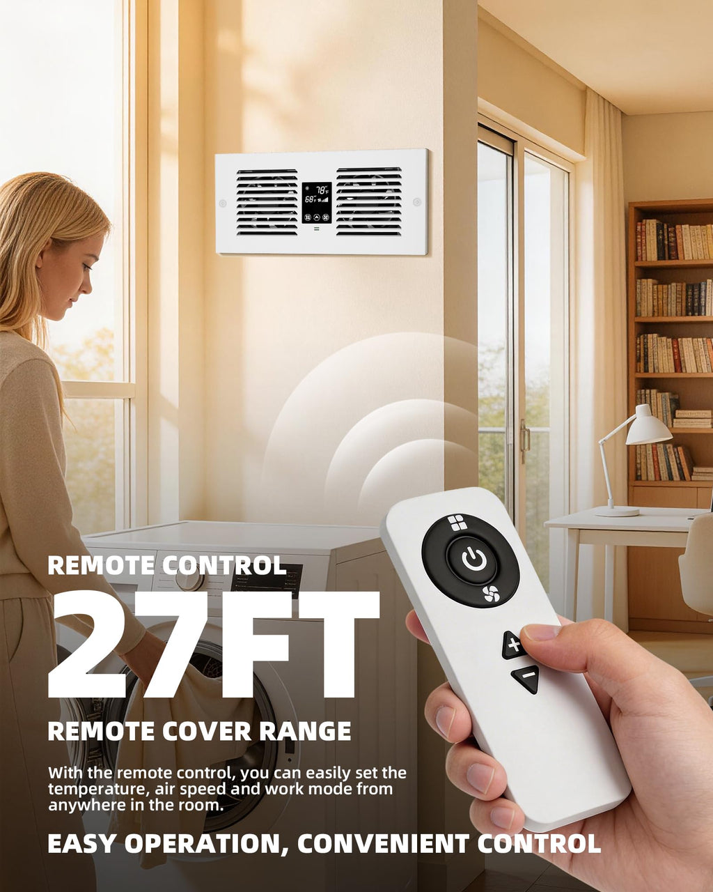 Reversible Room to Room Fan U2106