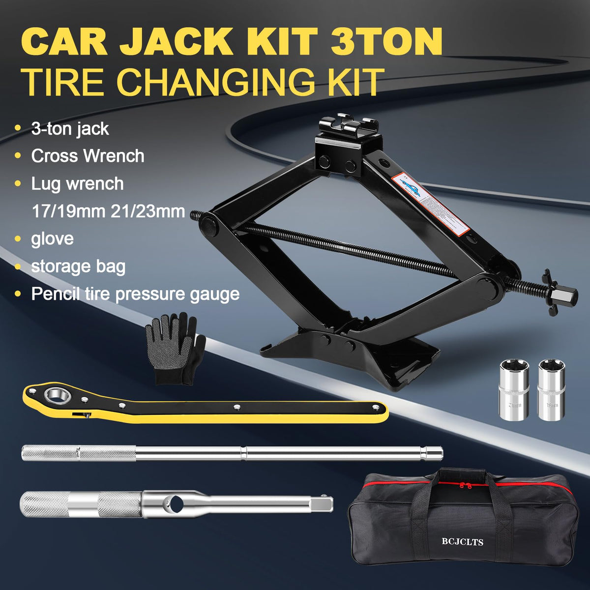 3 Ton Scissor Jack T489018