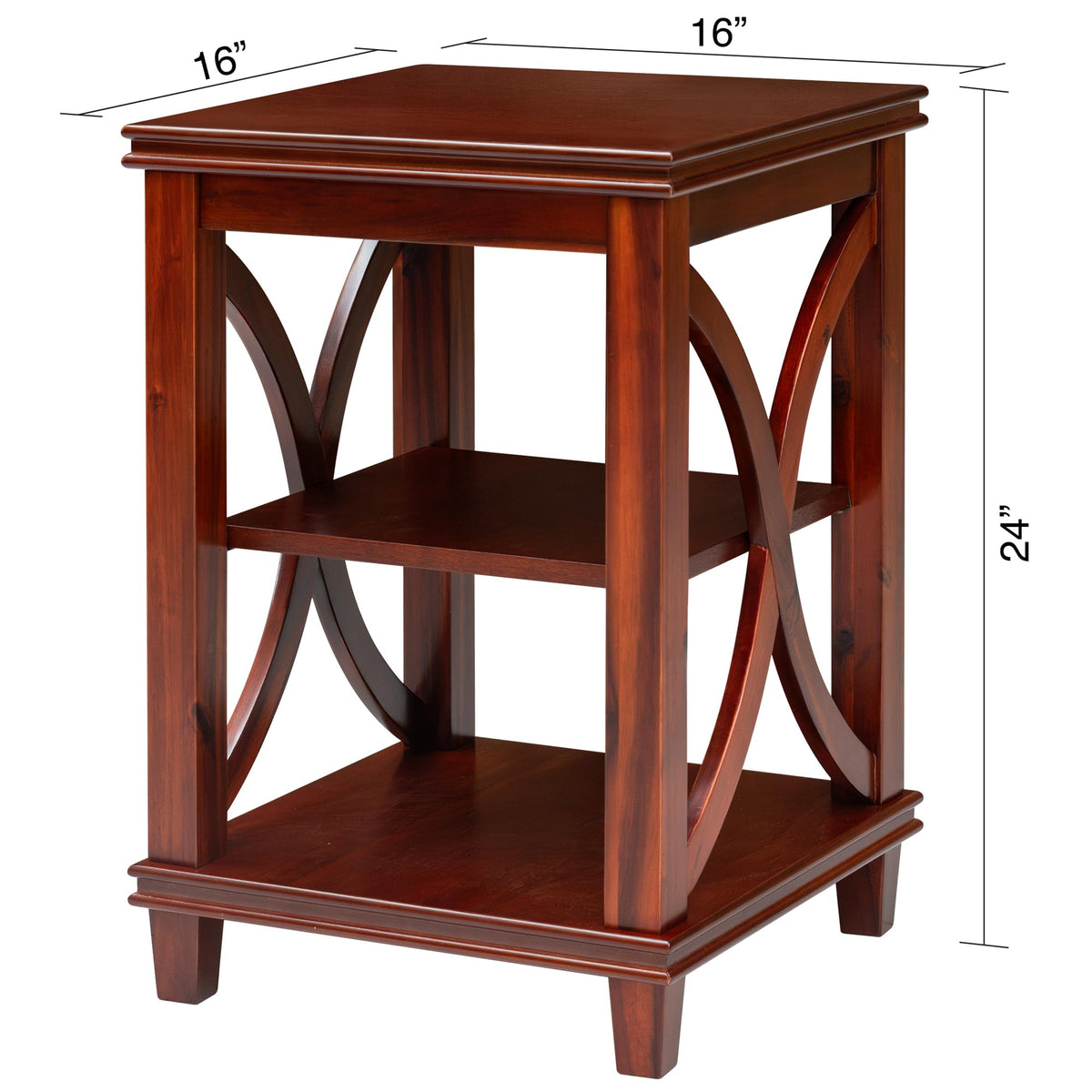 Solid Wood Square End Table M908
