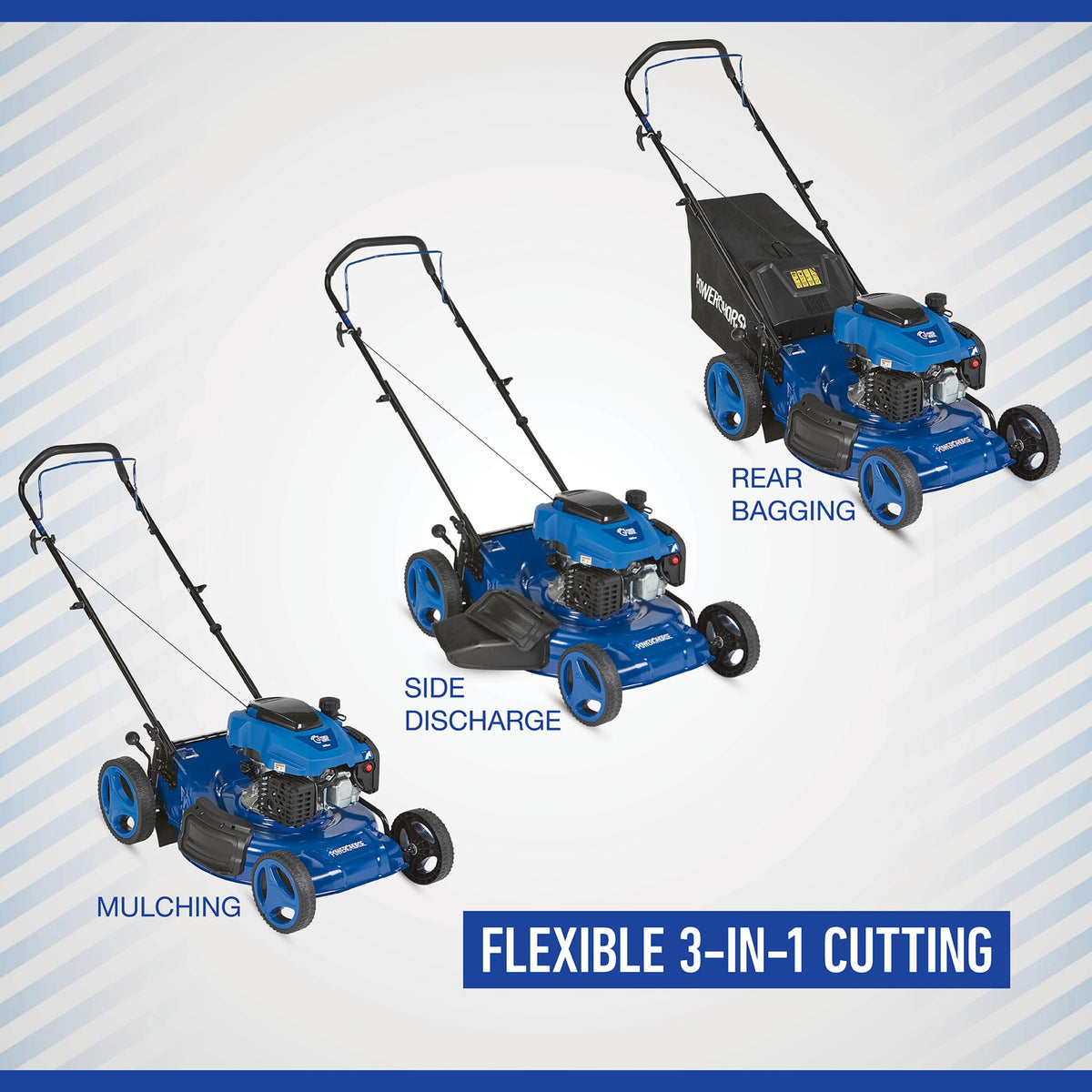 21in. 3-in-1 Gas Lawn Mower K6139