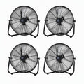 20" 3-Speed Metal Floor Fan 4-Pack Q488868