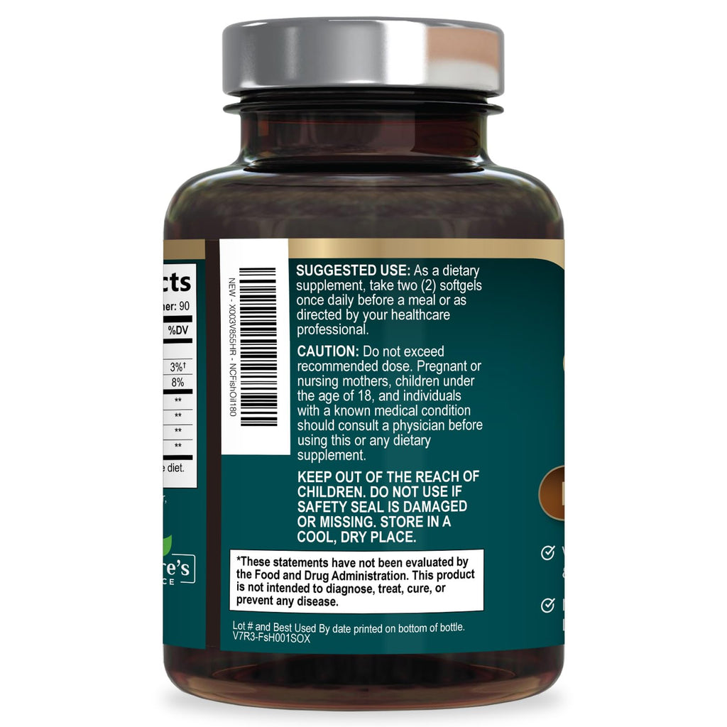 Omega 3 Fish Oil 2400mg Softgels F460