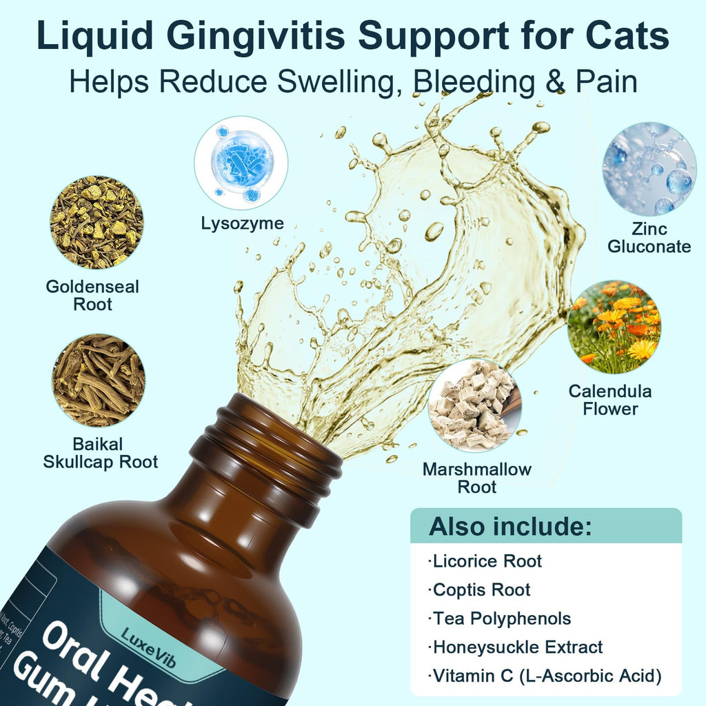 Natural Plant-Based Cat Oral Care K3217
