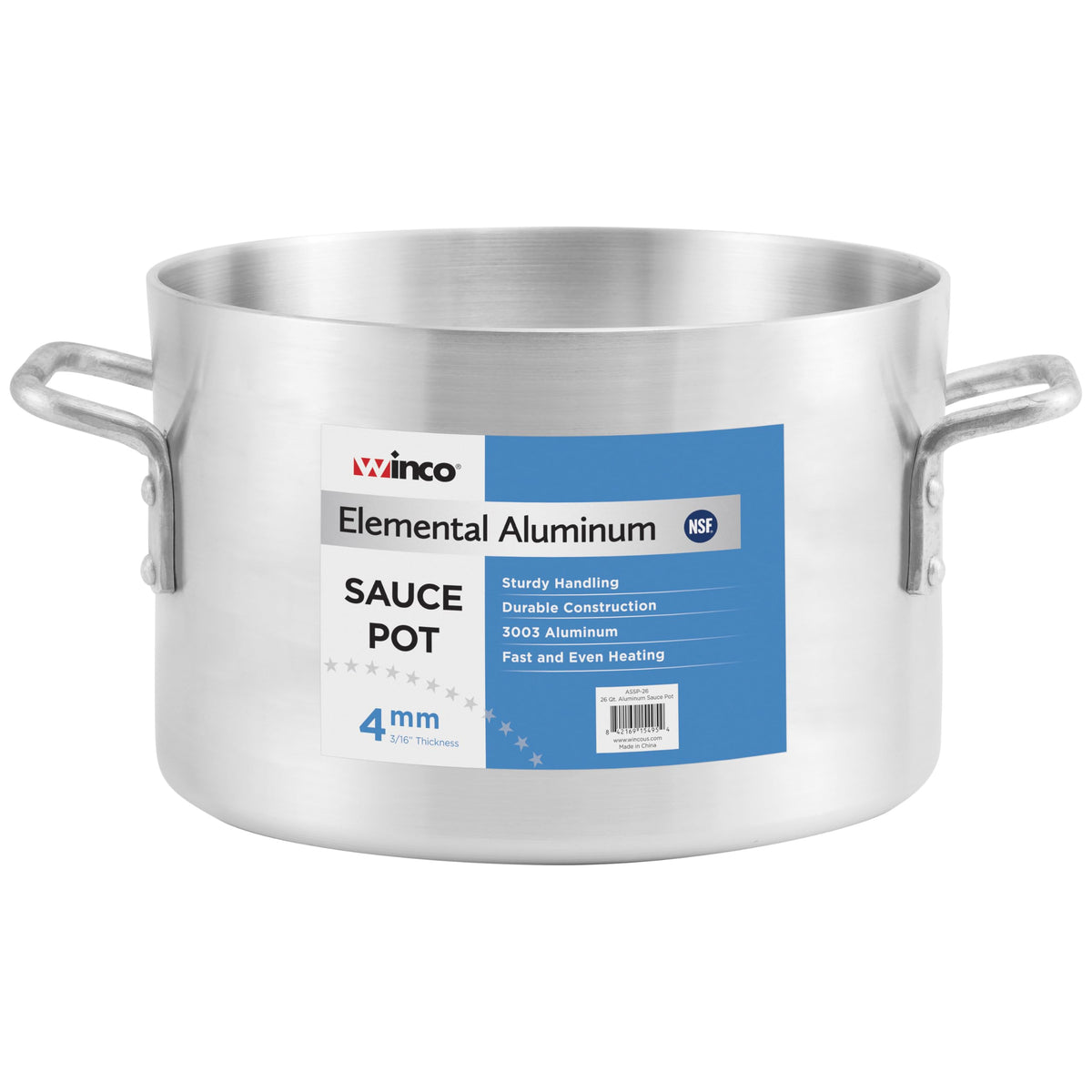 40 qt Heavy-Duty Aluminum Sauce Pot H7699
