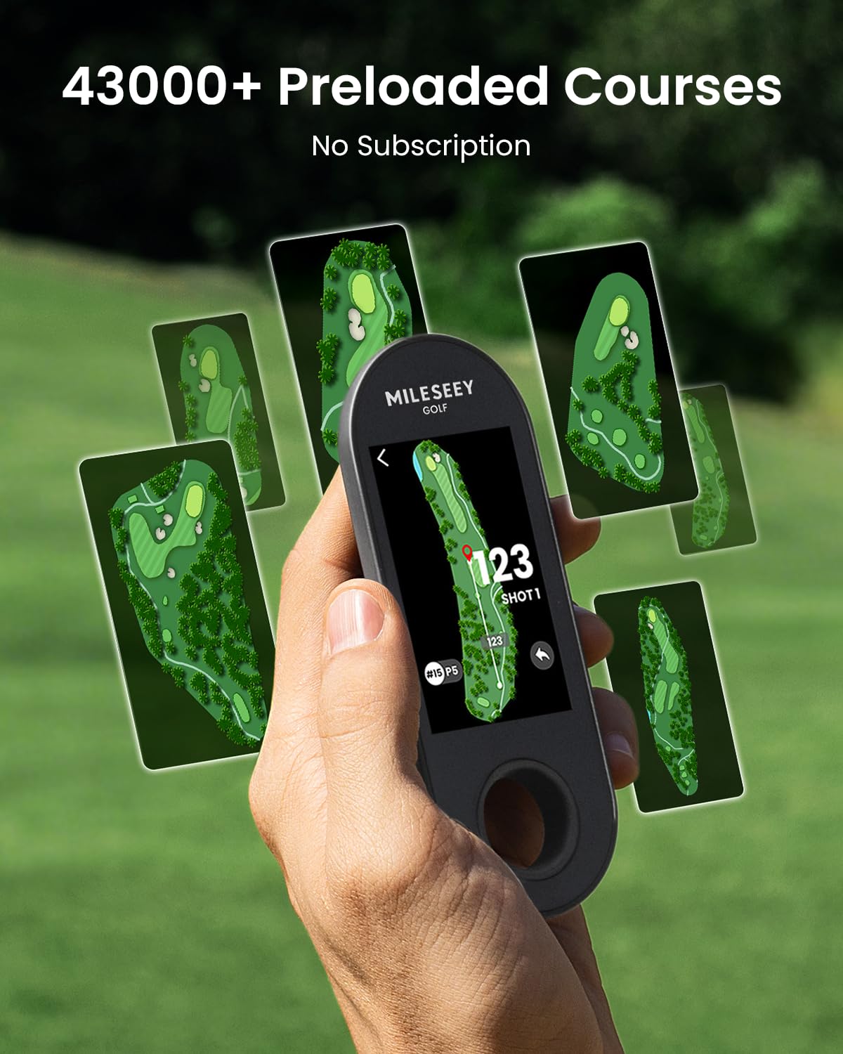 Golf GPS Speaker with 43K+ Courses R967
