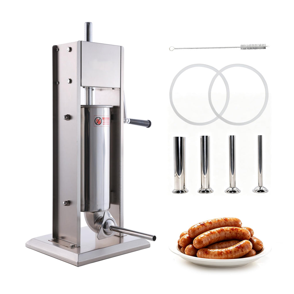 Stainless Steel Vertical Sausage Stuffer 11Lb/5L W463460