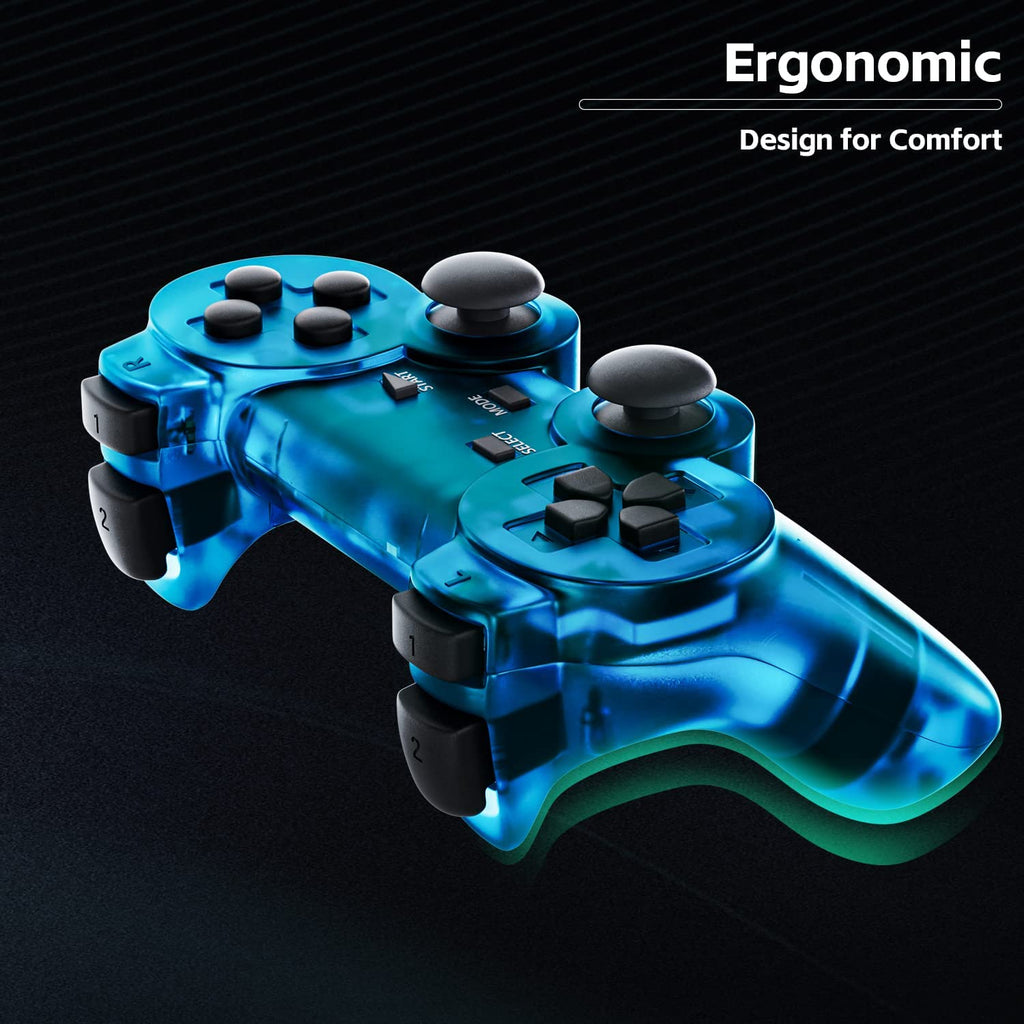 Wireless Controller Double Vibration ClearBlue and ClearGreen Z777381