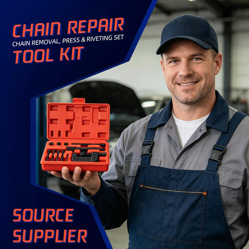 13PCS Motorcycle Chain Breaker Kit with Storage Case D6103