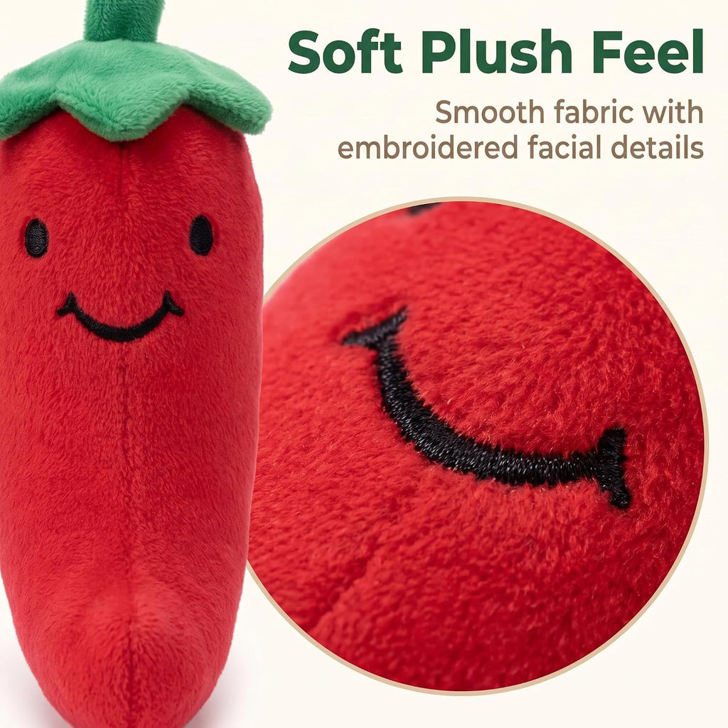 Dog Squeaky Chili Eggplant Corn Pet Supplies A7368