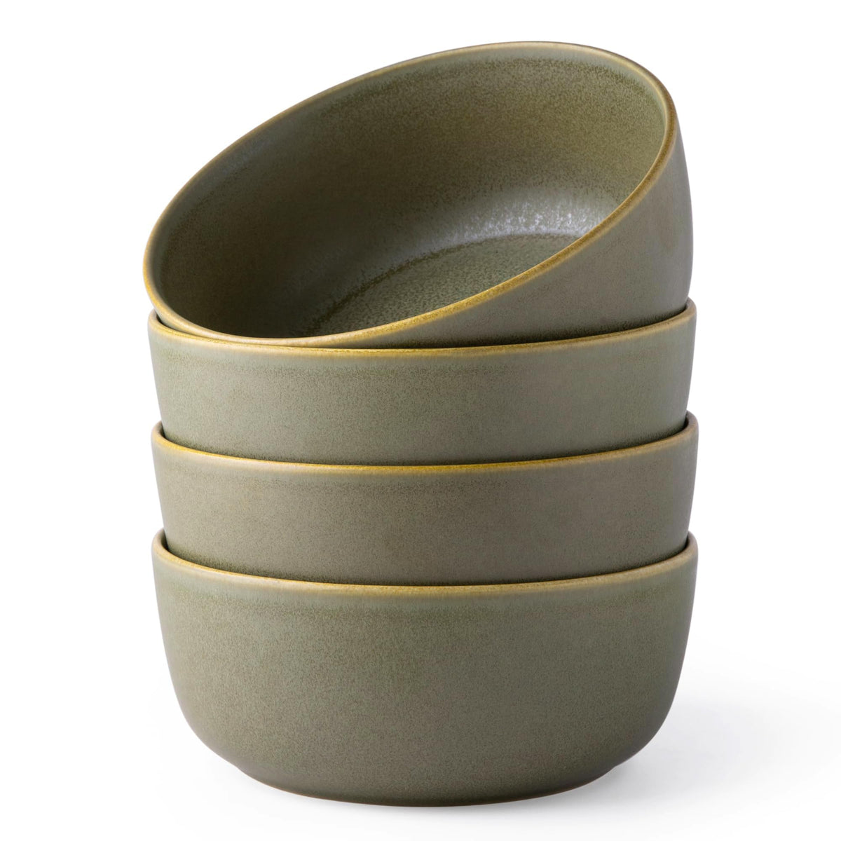 Stoneware Cereal Bowls Set of 4, 26oz Ceramic Bowls I26316