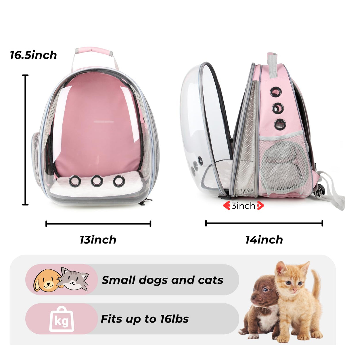 Expandable Cat Carrier Backpack E194