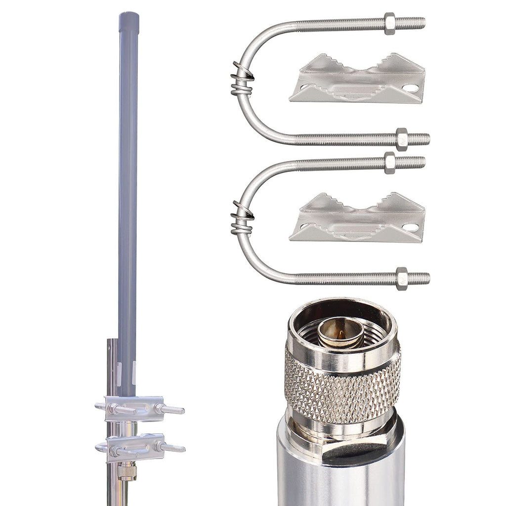 915MHz 5.8dBi Omni Wideband Antenna N Male IP67 Waterproof Y278692