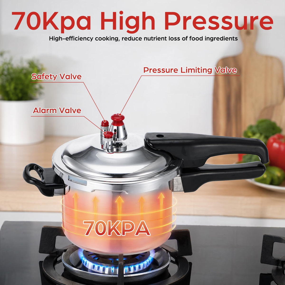 2 Liter Aluminum Alloy Pressure Cooker P195