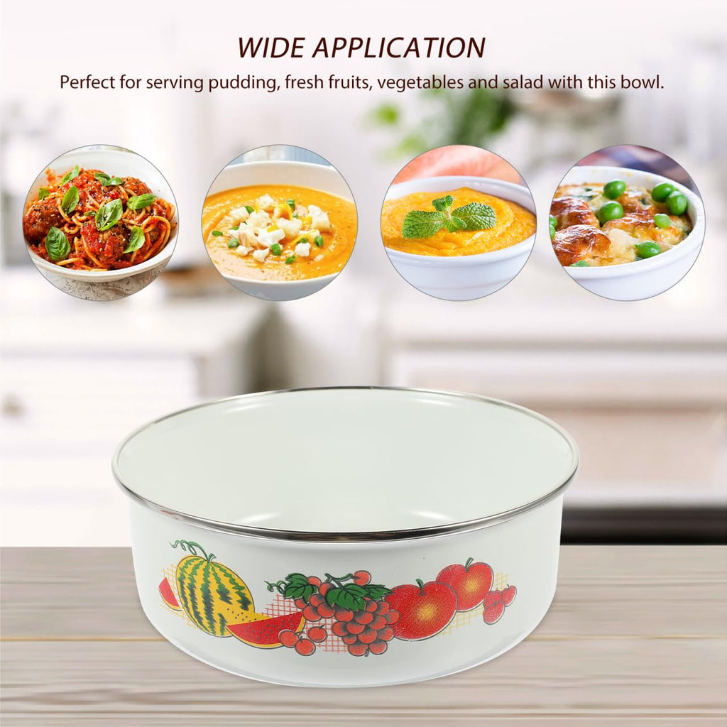 Enamel Bowls Set 3 Piece 4.72 Inch P37133