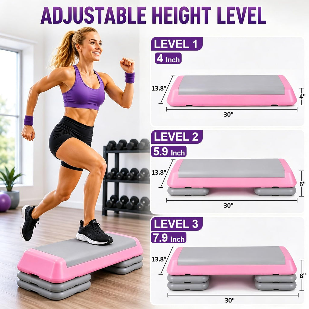 Height Adjustable Aerobic Step Platform I1449