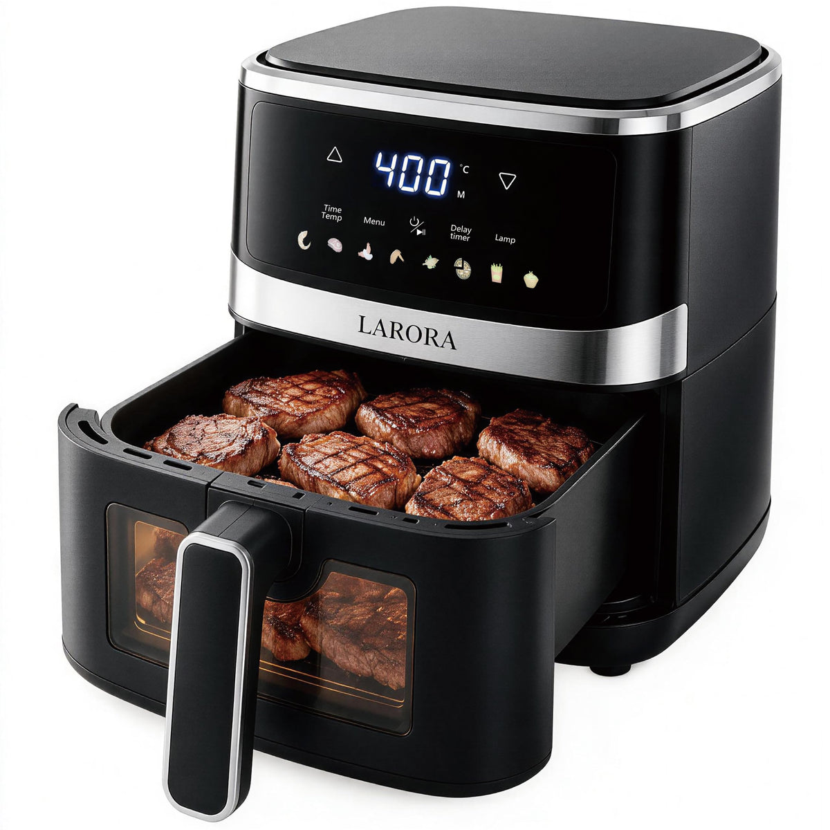 6 QT Family Size Air Fryer with Visible Cooking Window K411913