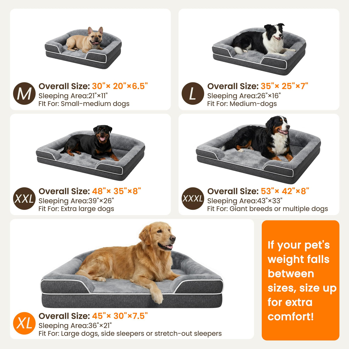 XL Orthopedic Dog Bed E54102