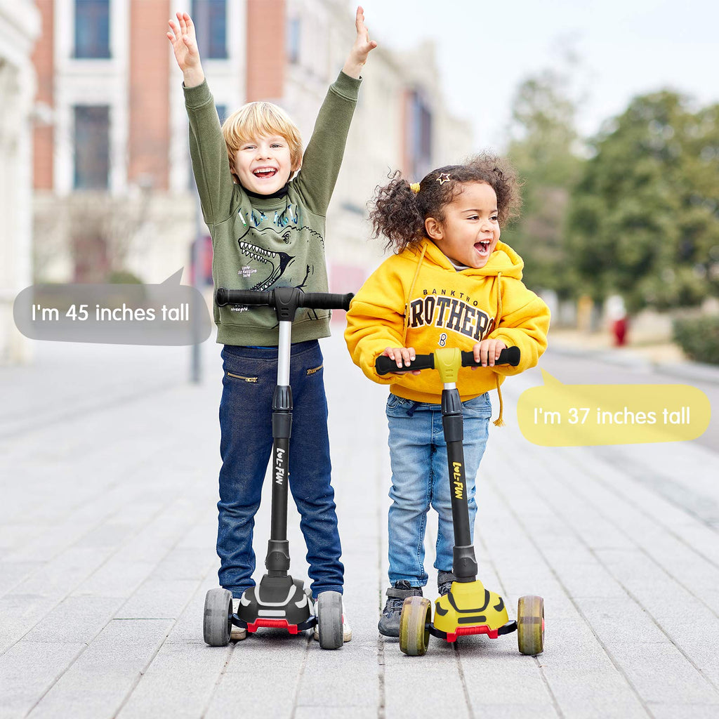 3 Wheels Scooter with Adjustable Height & LED Light J29186