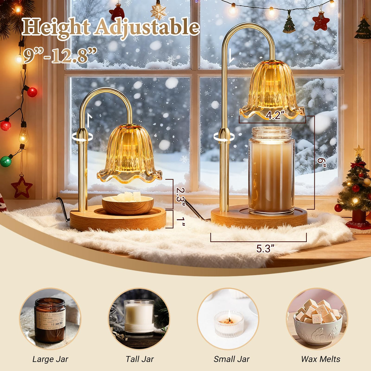 Candle Warmer Lamp with Timer D60281