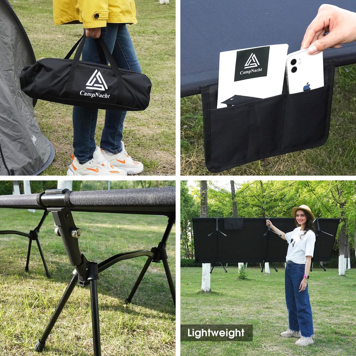 Ultralight Aluminium Camping Cot W813