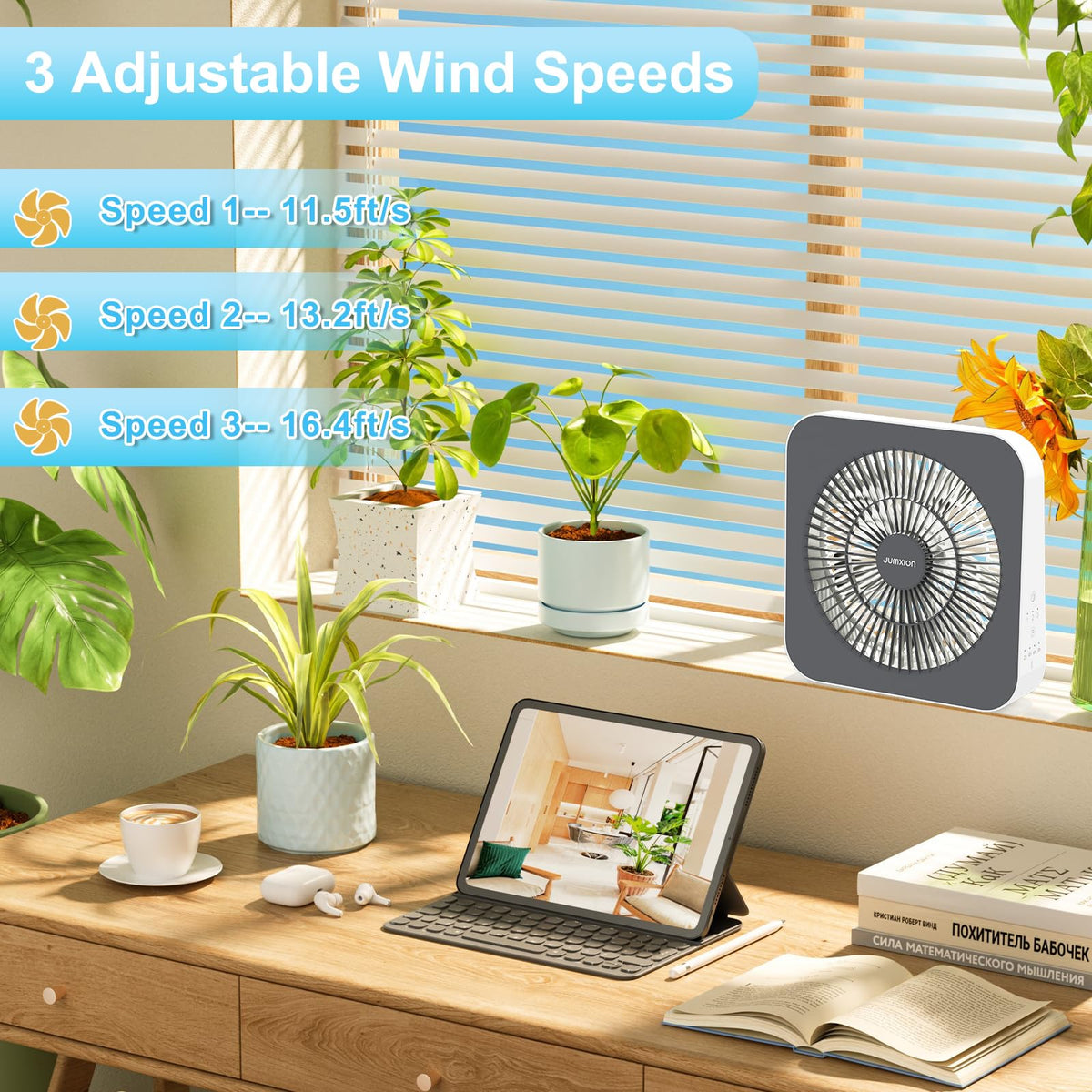 10 inch Box Fan with 3 Speeds Q6872