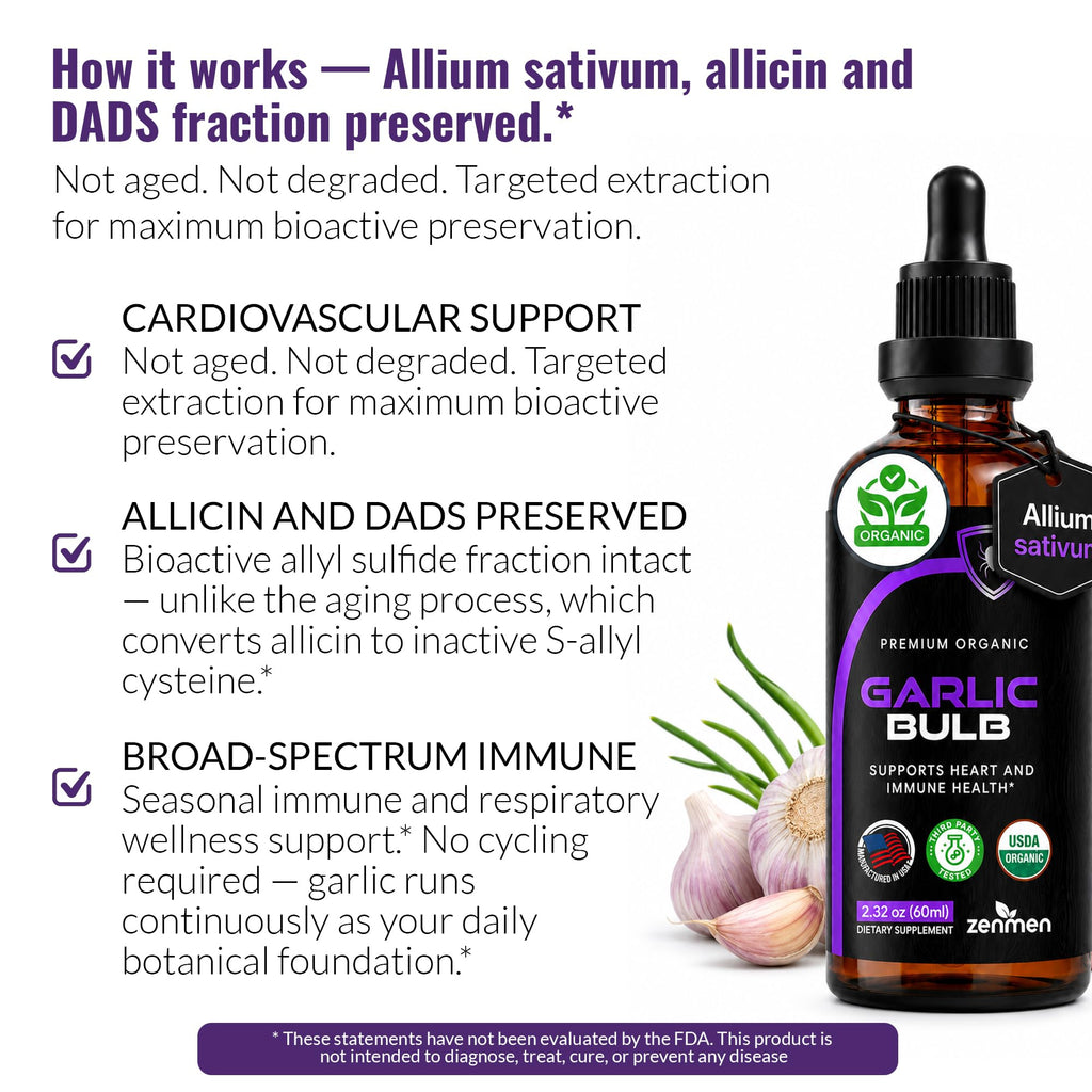 Organic Odorless Garlic Supplements G2043