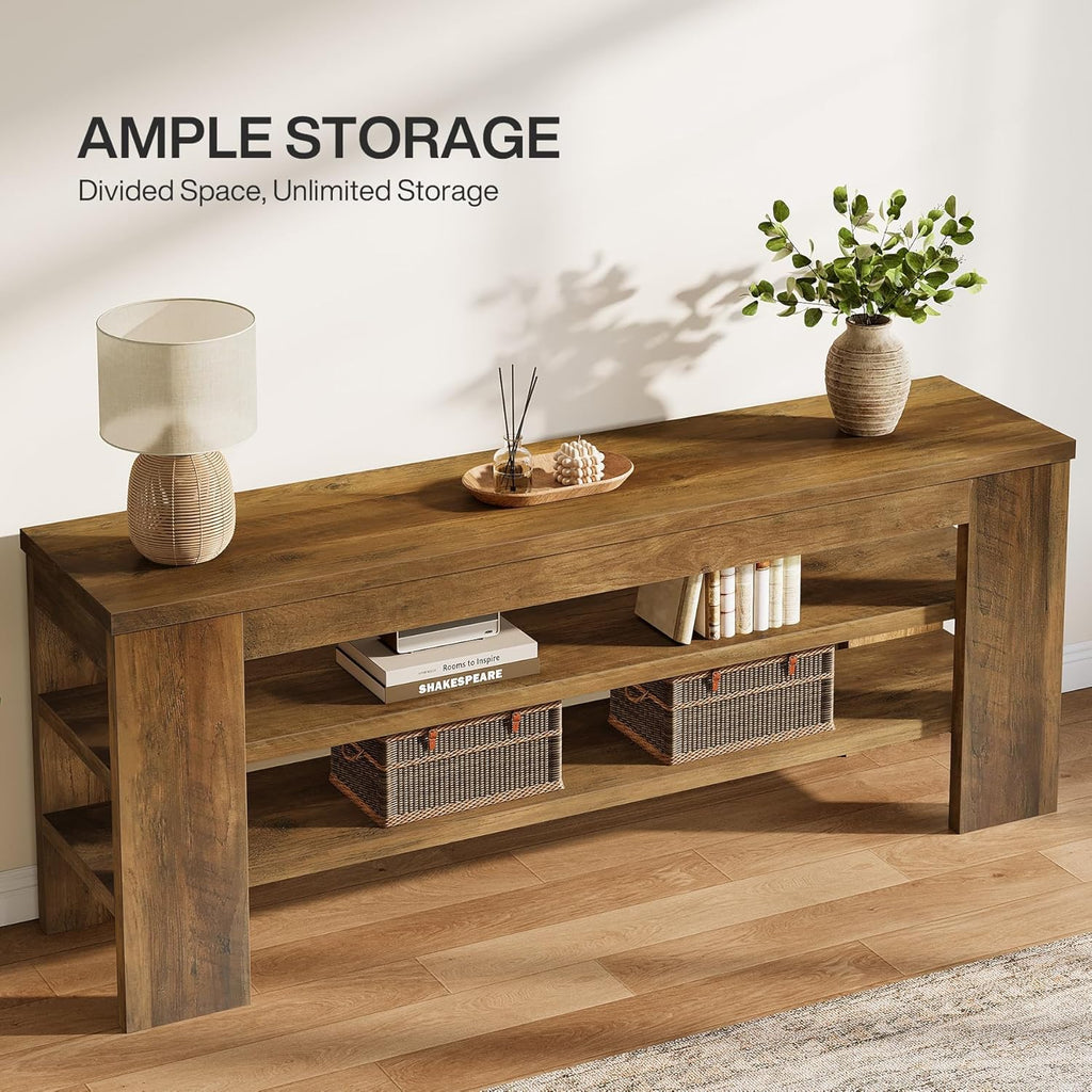 47" TV Stand with 3-Tier Open Storage Shelves G813888