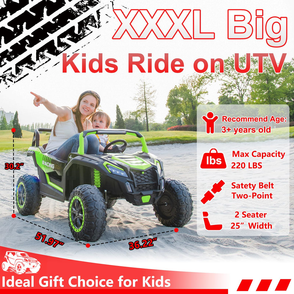 XXXL 2 Seater 24V Kids Side by Side UTV Y2340