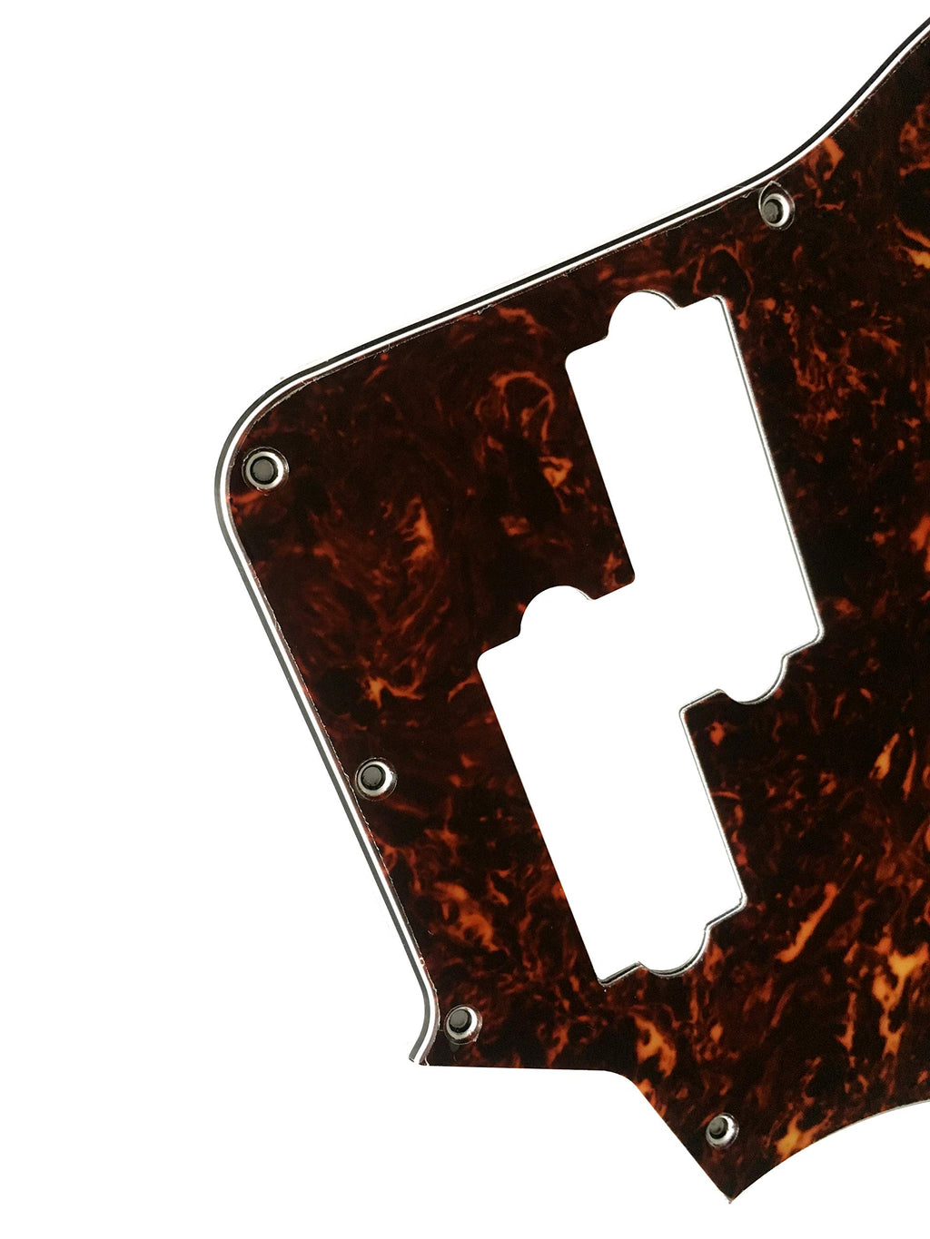 4 Ply Brown Tortoise Short Scale Guitar Pickguard S32570