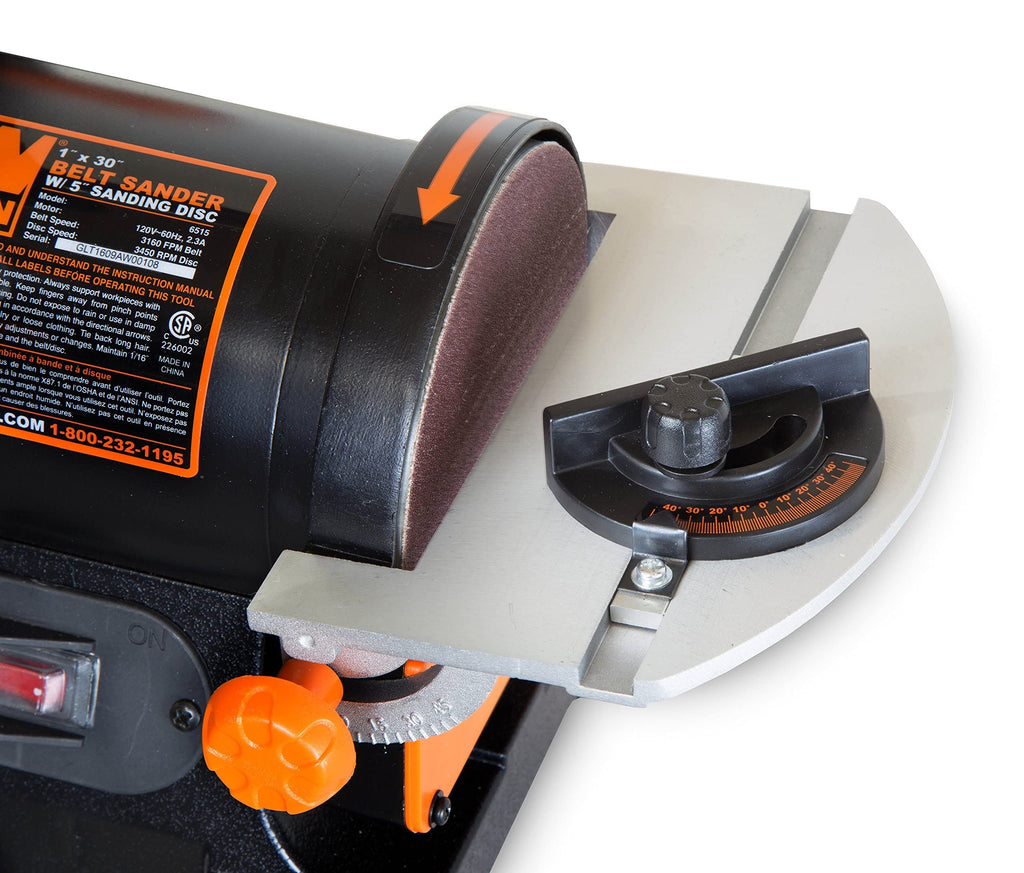 Benchtop Belt and Disc Sander with 1 x 30 in. Belt and 5 in. Sanding Disc N977