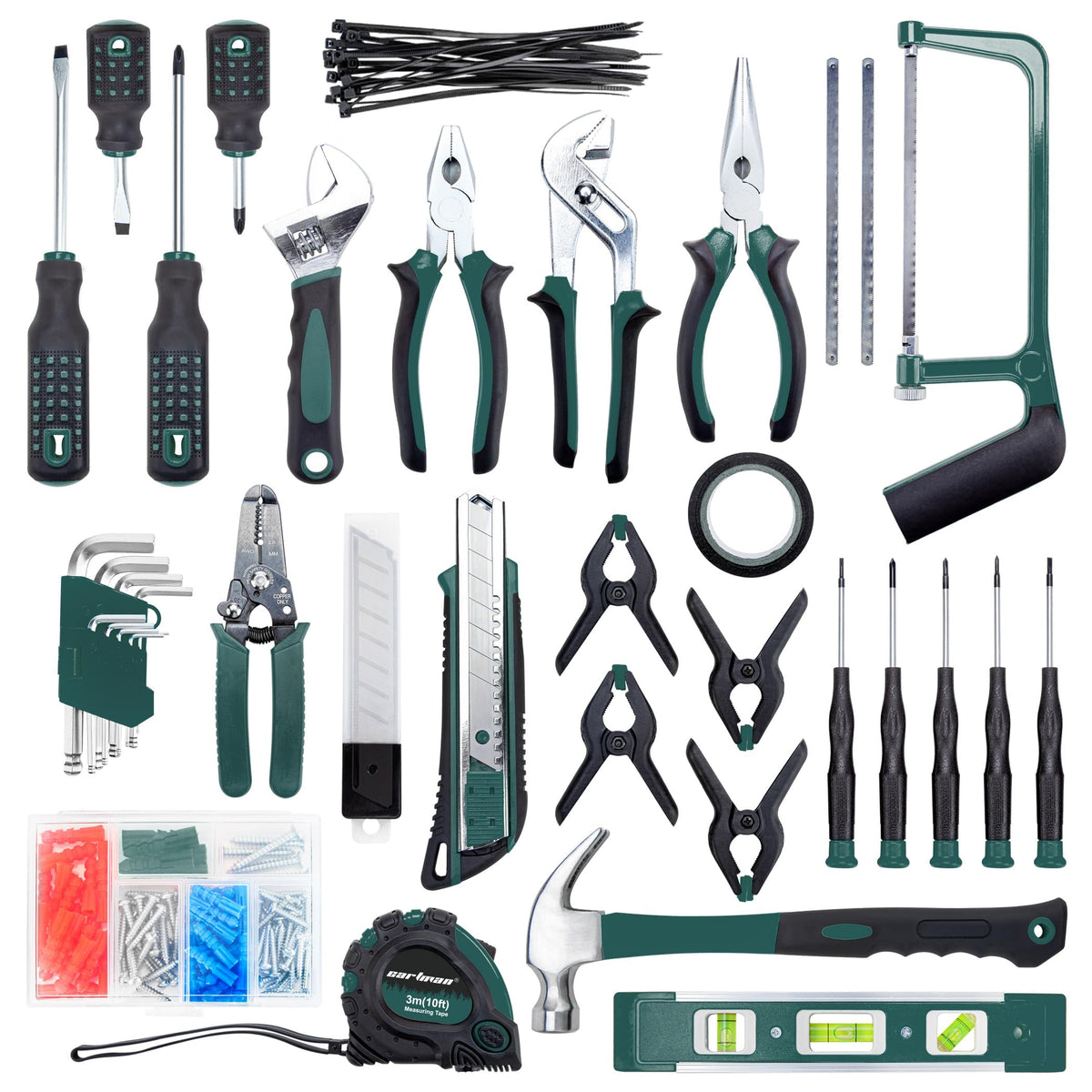 238-Piece Green Tool Set with Storage Box J971075