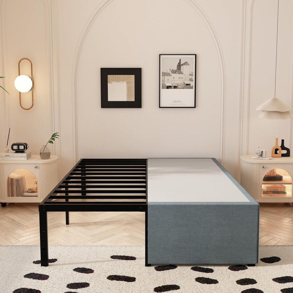 Queen Size 18 Inch Metal Bed Frame H37507