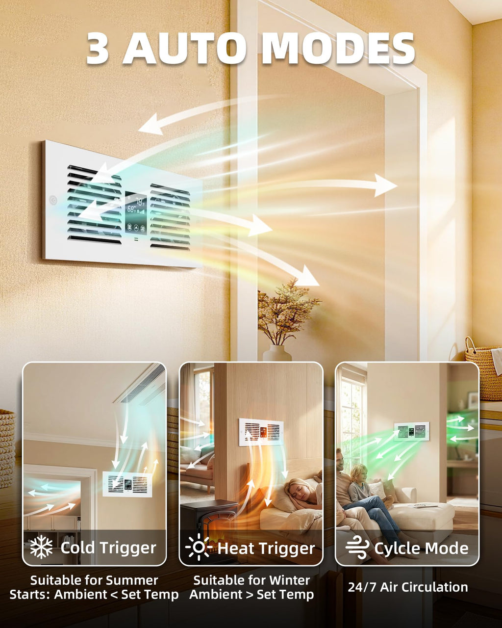 Reversible Room to Room Fan U2106