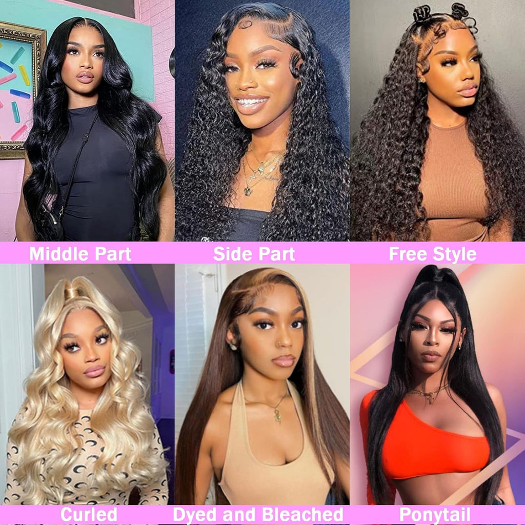 13x6 Lace Front Human Hair Wig 30 Inch O1155