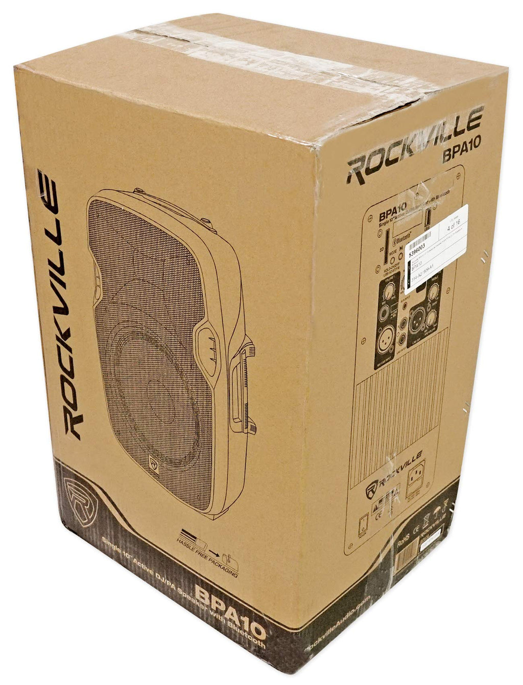 10" Powered PA Speaker with Bluetooth V8381