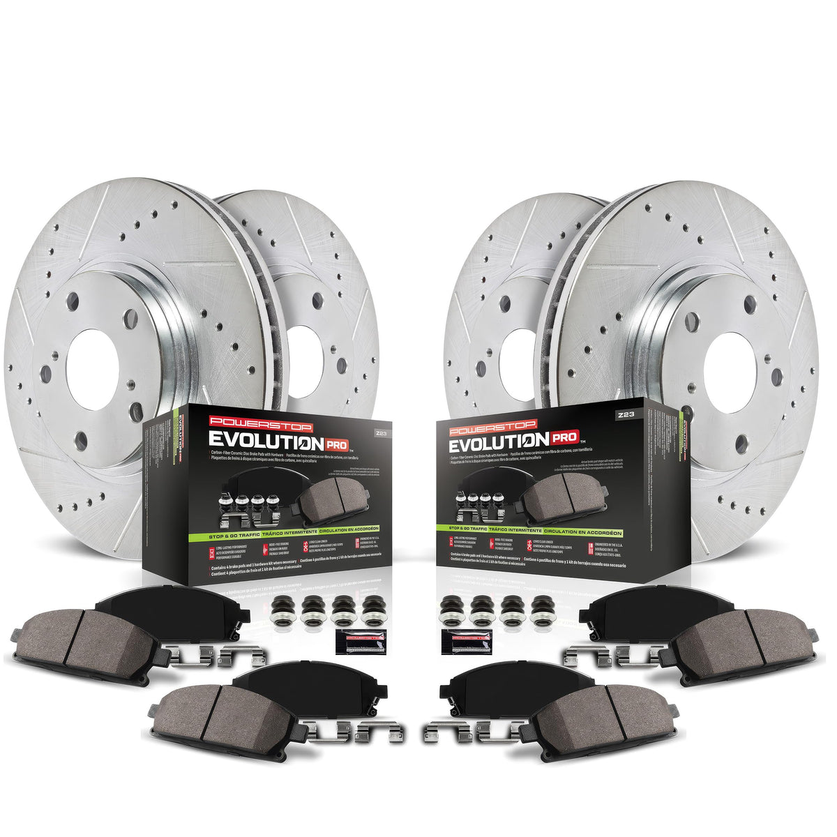 Brake Pad & Rotor Kit Front & Rear G1365