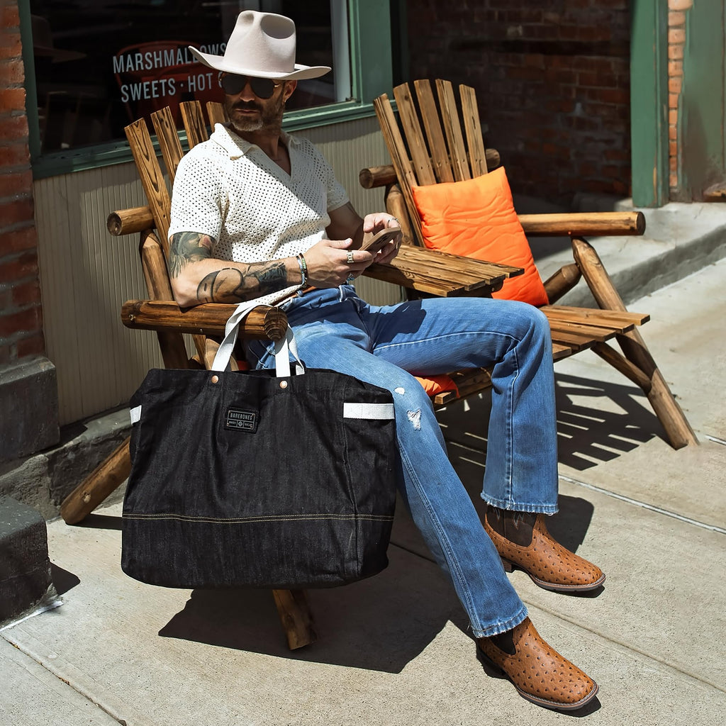 Cowboy Boots for Men with Embroidered Square Toe E1133