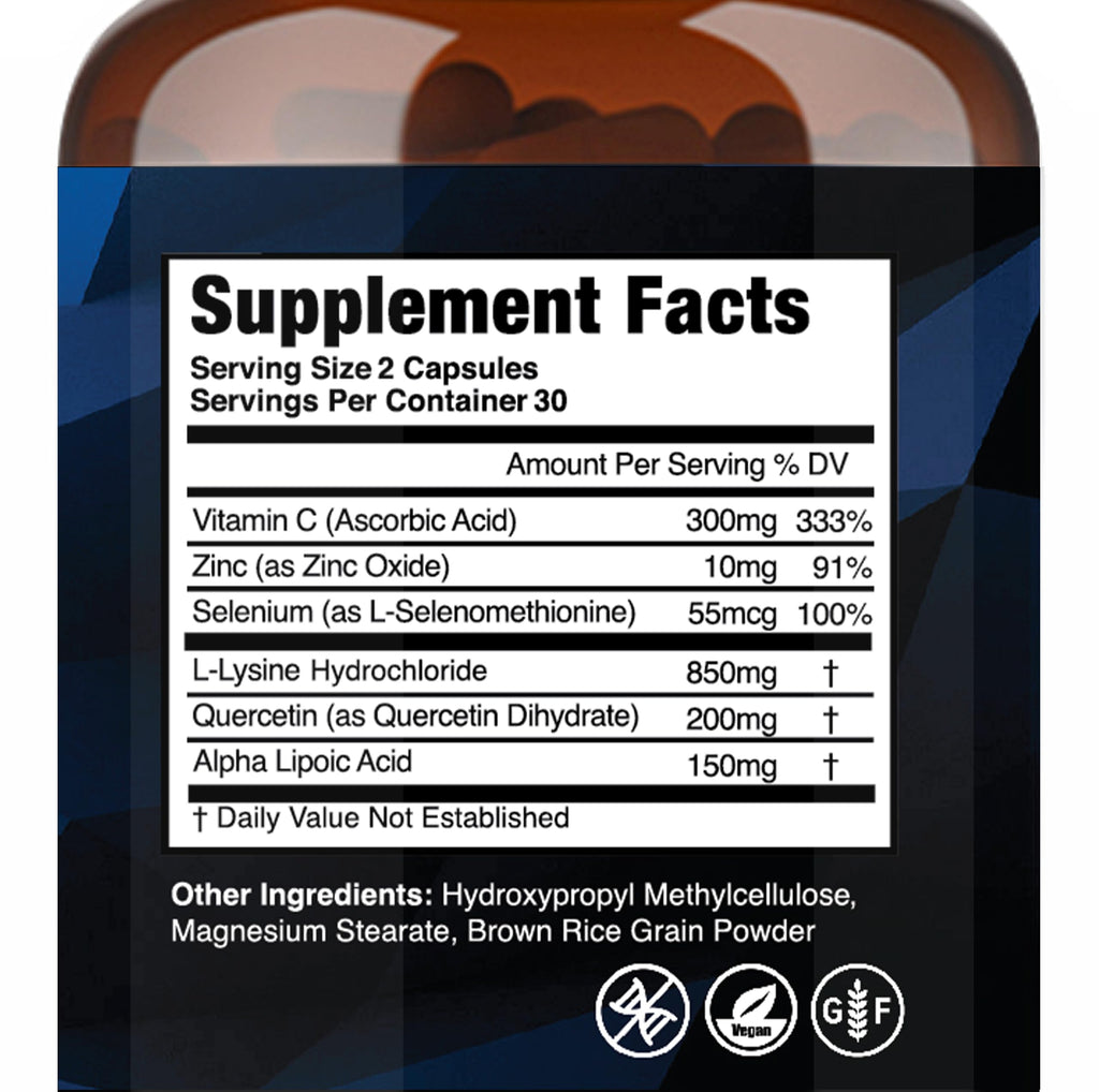 Cold Sore Supplement 60 Count N6766