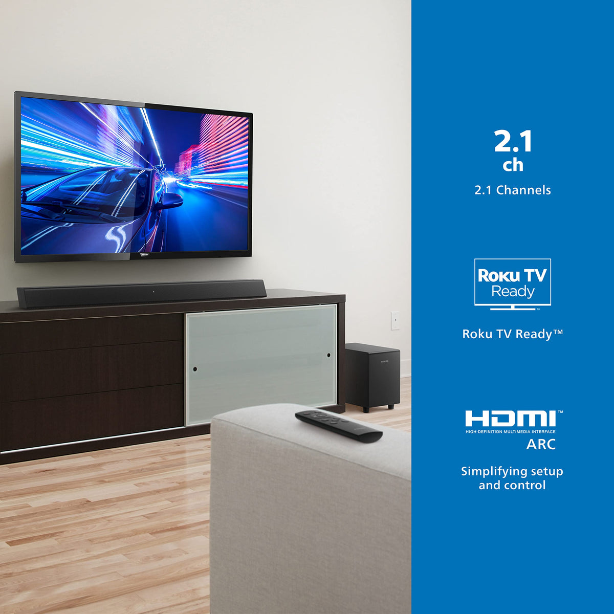 2.1 Channel Soundbar with Wireless Subwoofer S926448