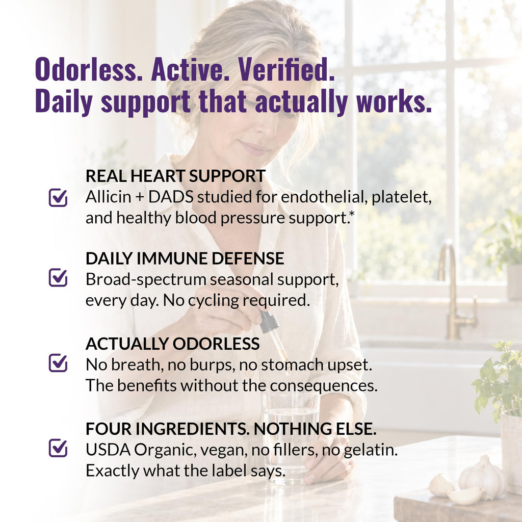 Organic Odorless Garlic Supplements G2043