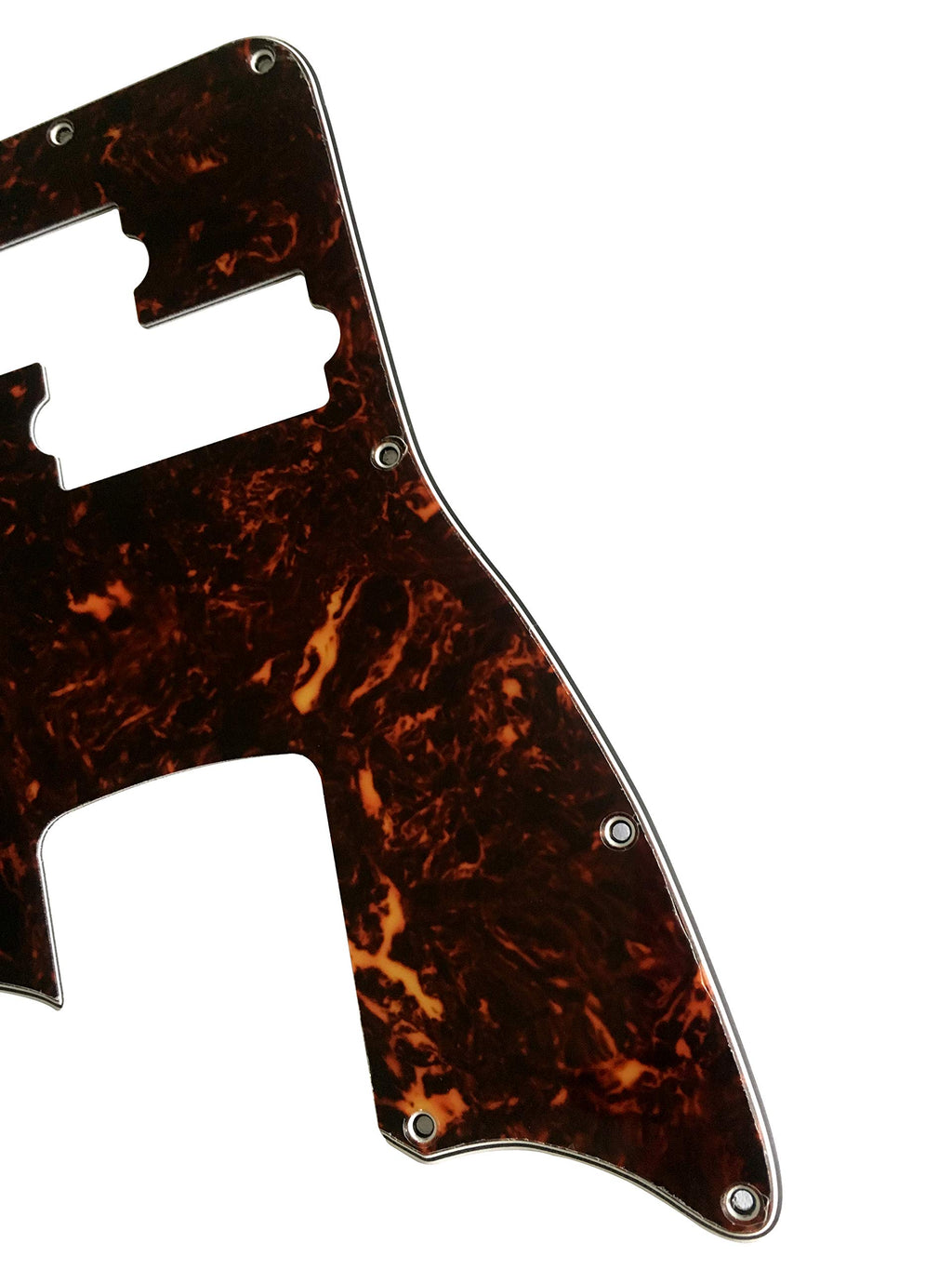 4 Ply Brown Tortoise Short Scale Guitar Pickguard S32570
