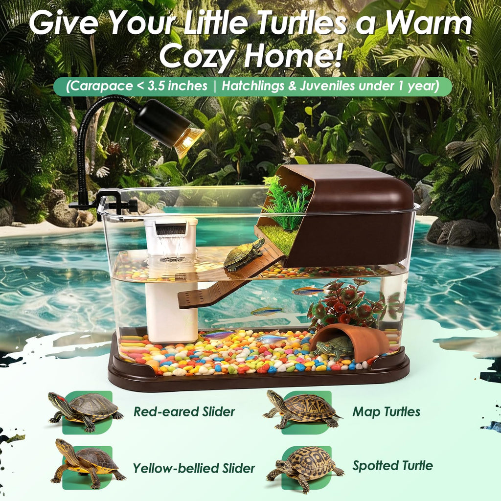 All-in-One Aquatic Turtle Aquarium Habitat E16388