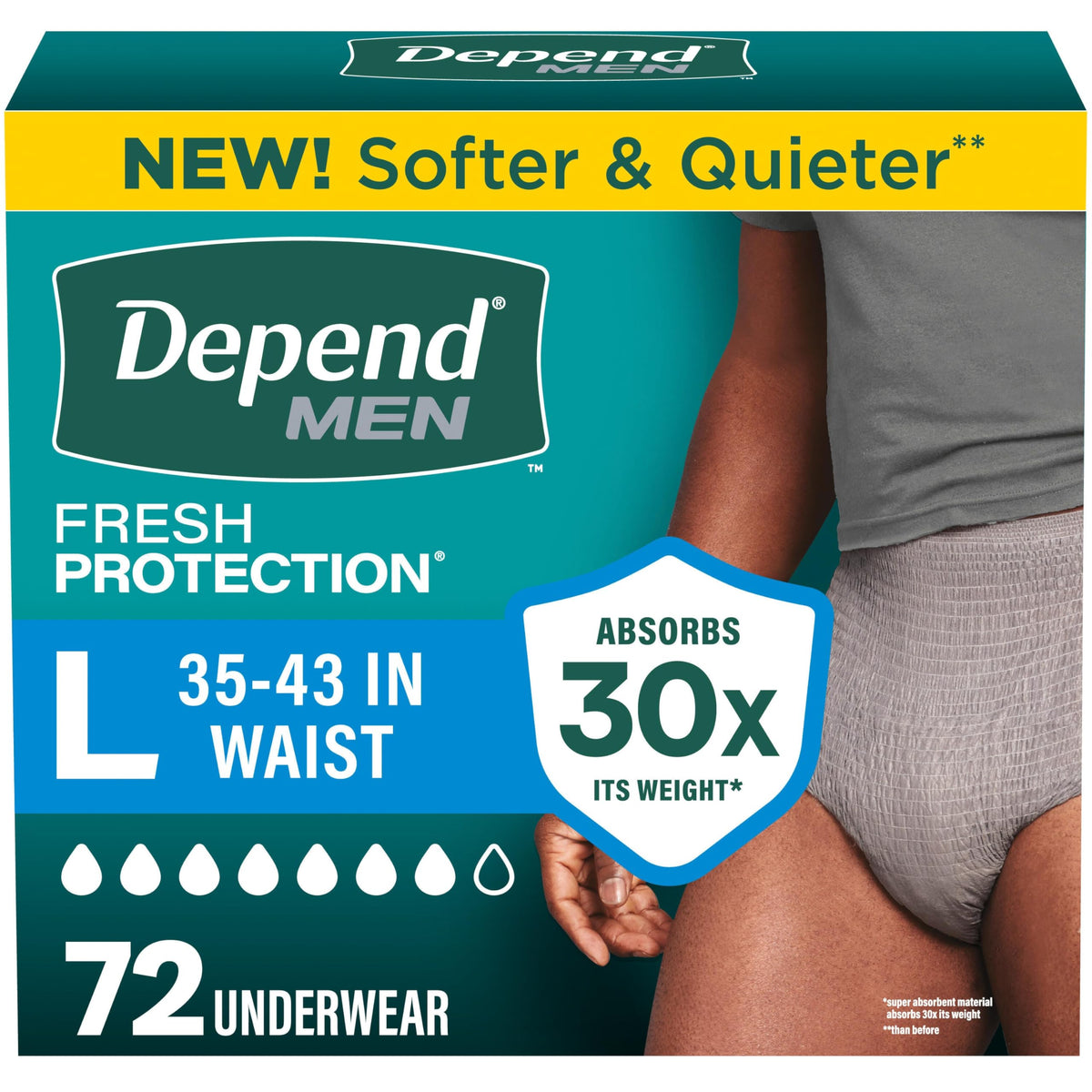 Large 72 Count Adult Diapers Q236