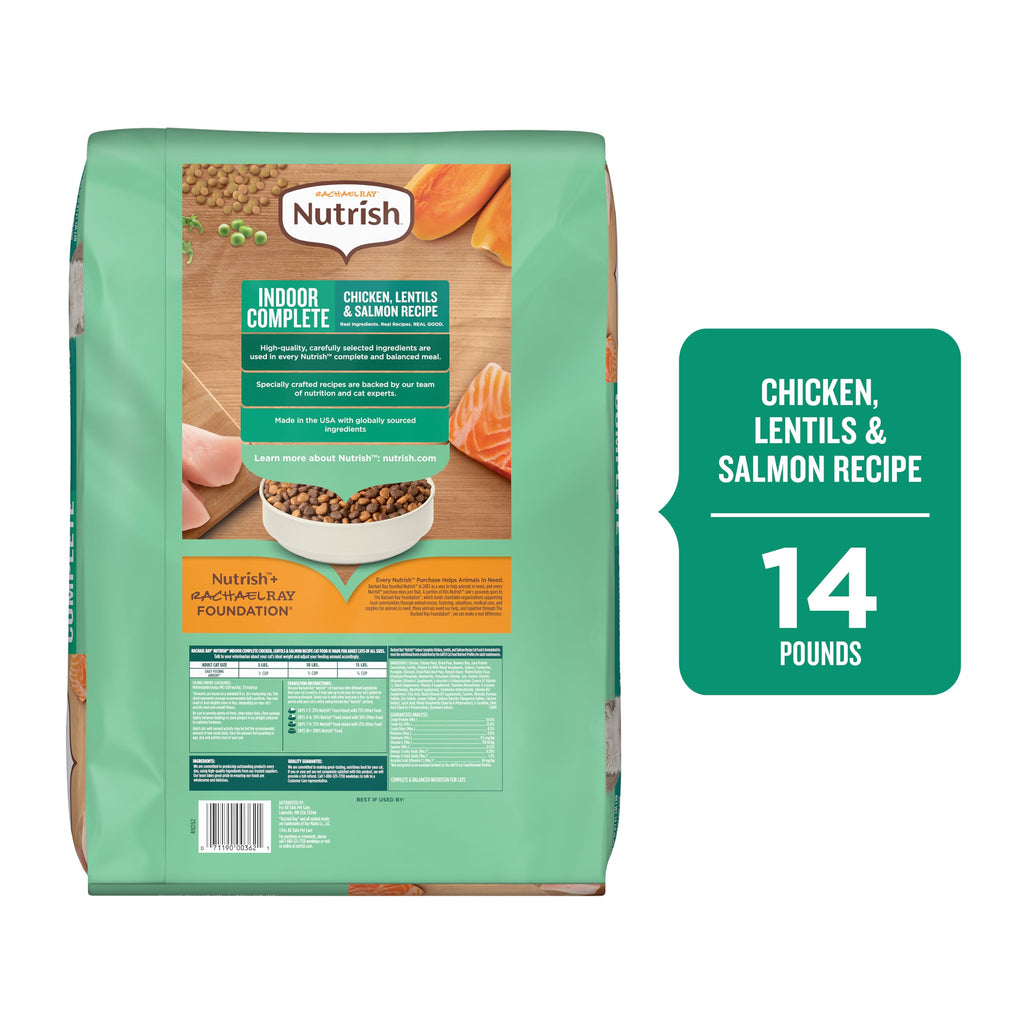Indoor Complete Dry Cat Food 14 lb. Bag U2787