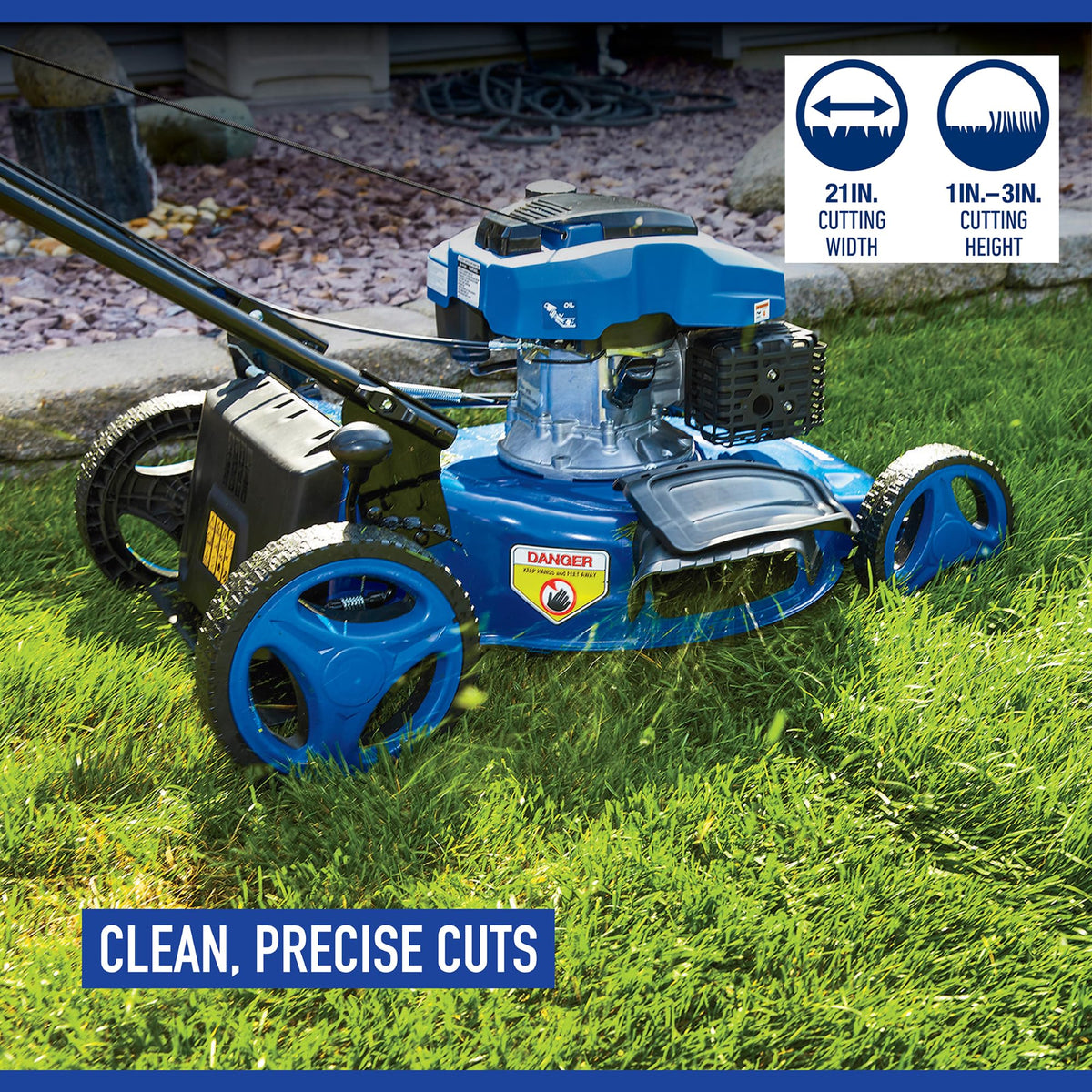 21in. 3-in-1 Gas Lawn Mower K6139
