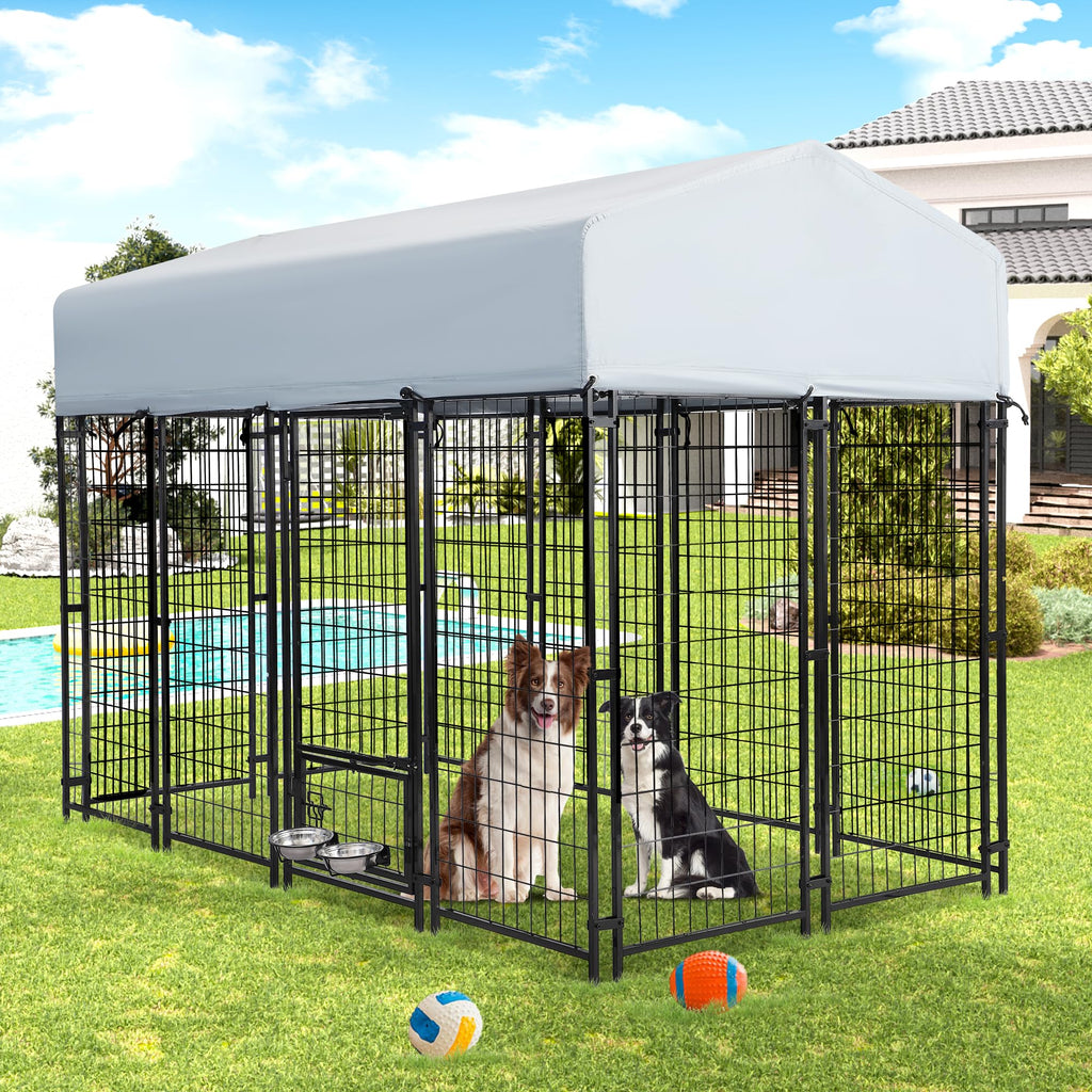 8x4x5.7 FT Outdoor Dog Kennel G90291