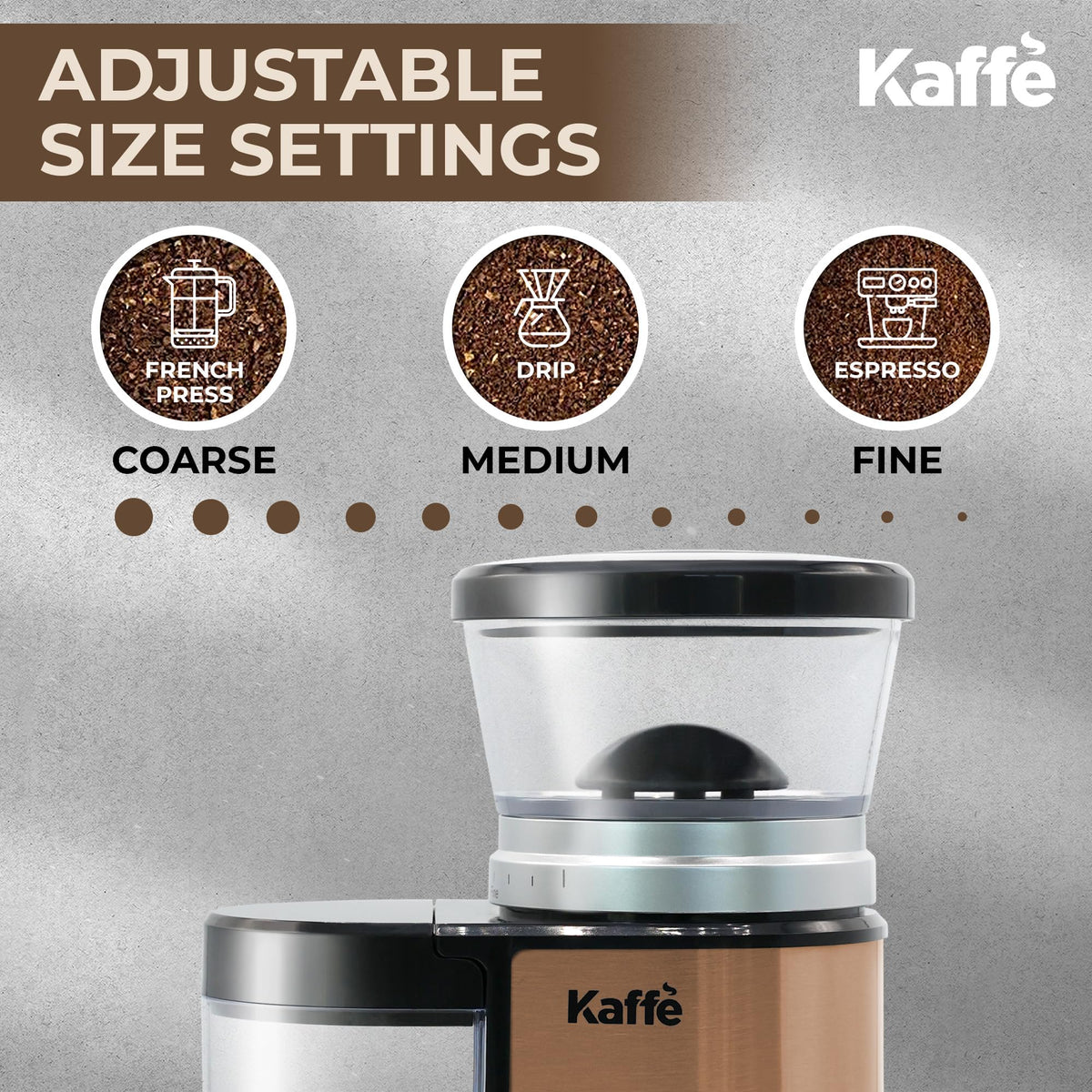 Electric Burr Coffee Grinder 5.5oz Adjustable K6791