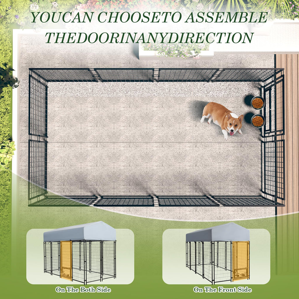 8x4x5.7 FT Outdoor Dog Kennel G90291
